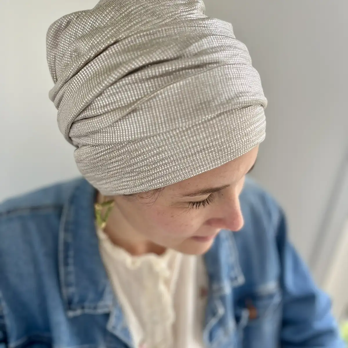 Turban turviva Silver Glam