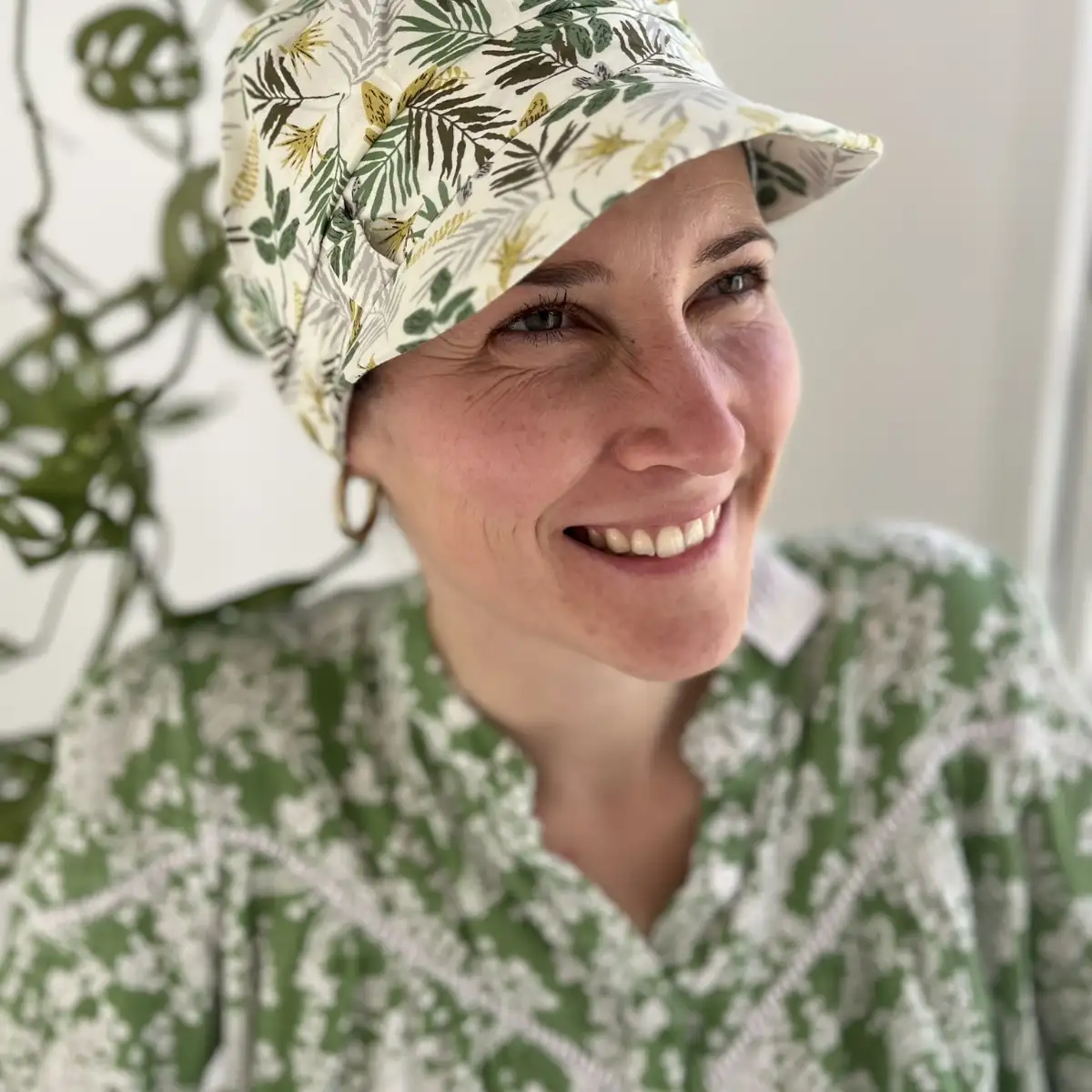 Casquette feuillage