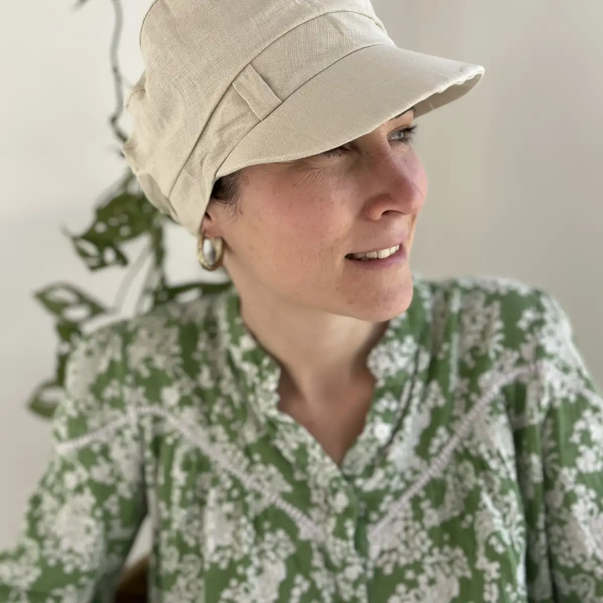 Casquette bleu denim