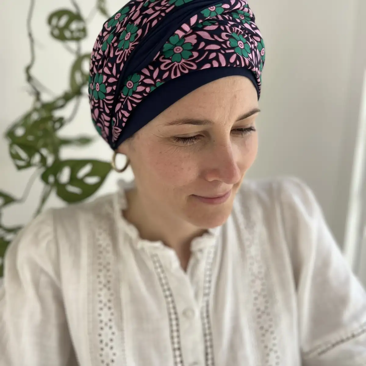 Nadya turban fibre bambou