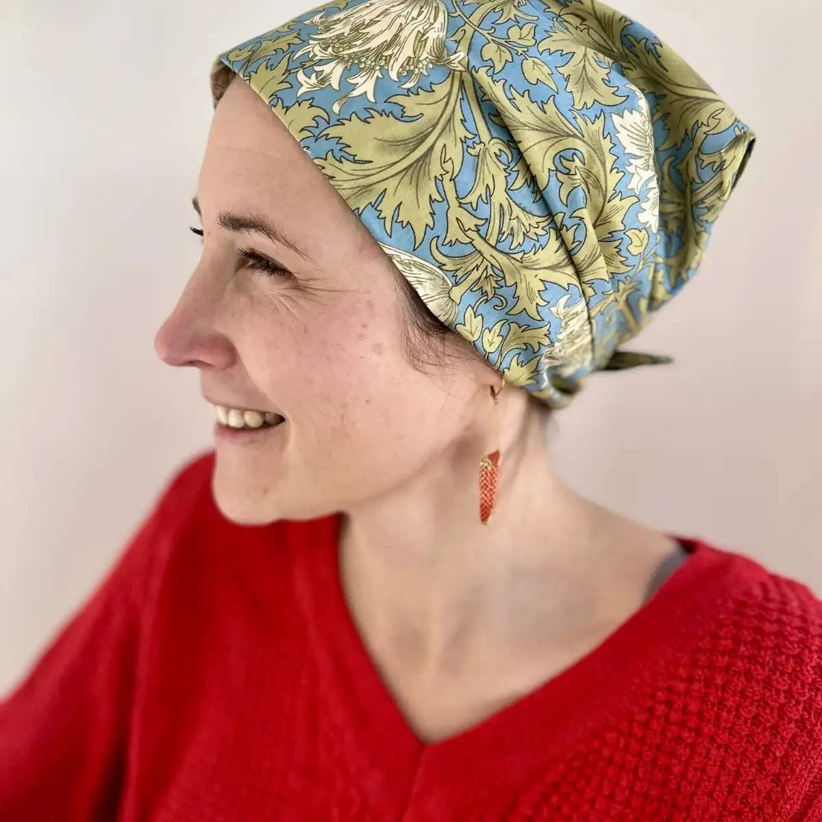 Bandana Fibre coton Sauge