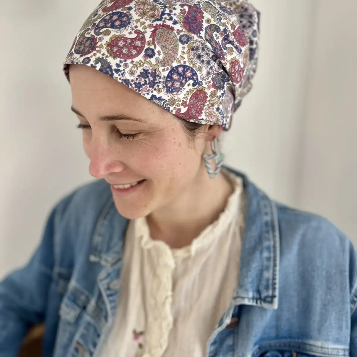 Bandana Fibre Coton Lila