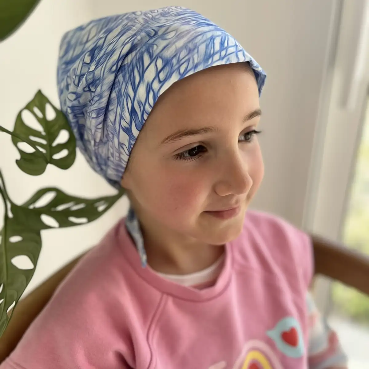 Bandana Fibre Coton Ciel