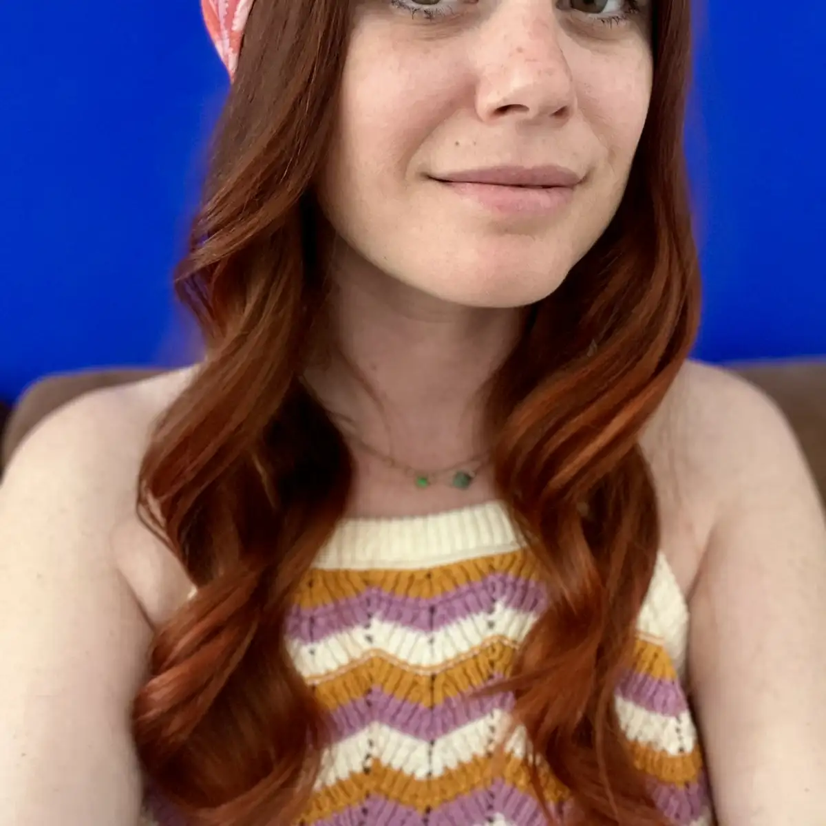 Arielle -  Bandeau en cheveux naturels long